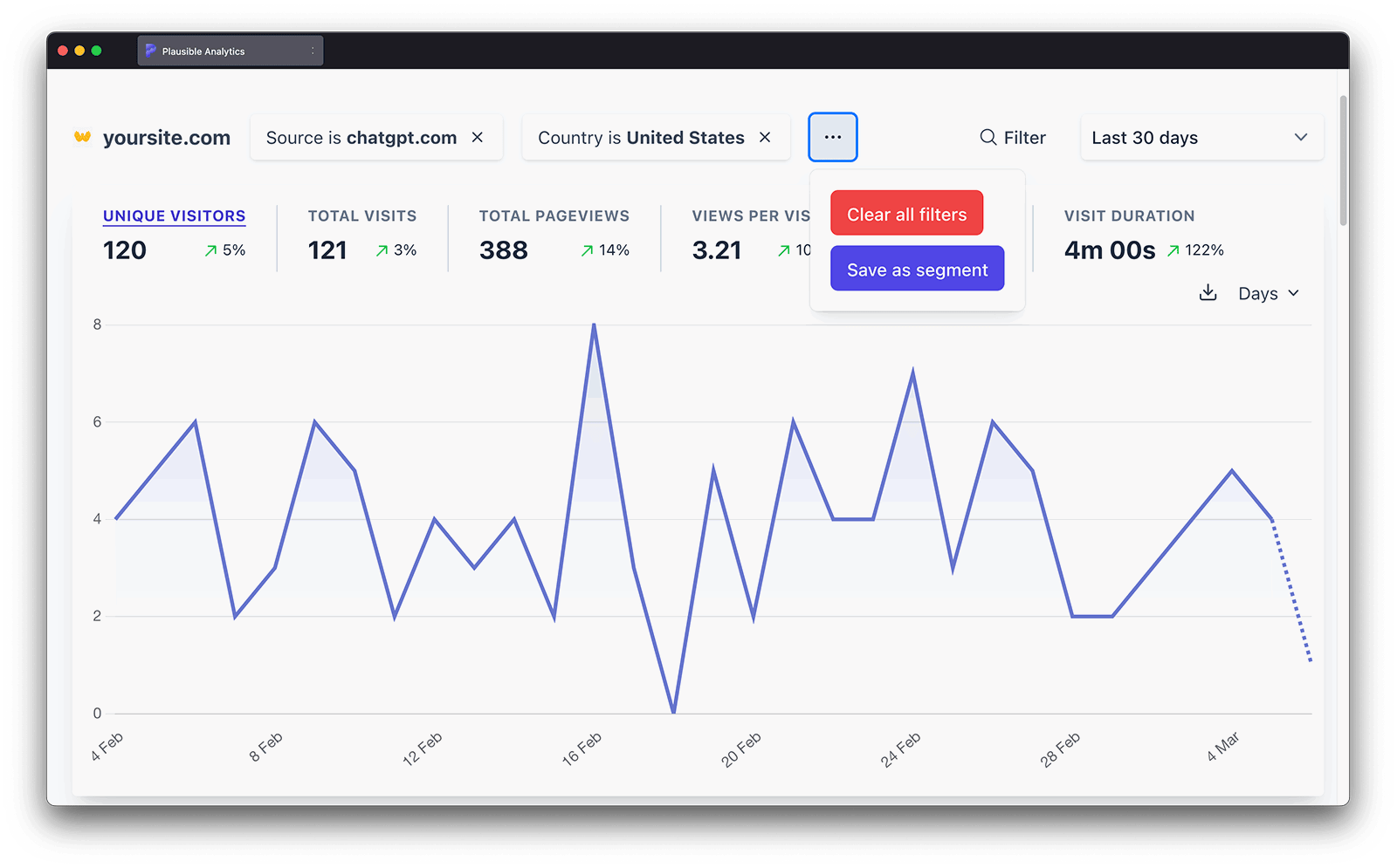 Create and Save a Segment