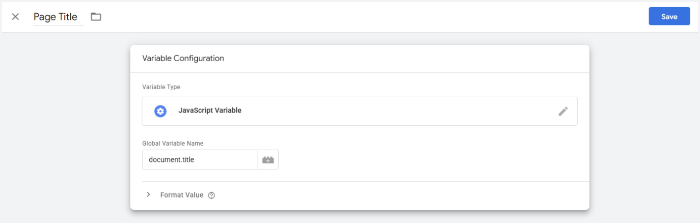 variable configuration variable configuration